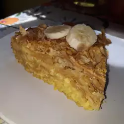 Banana kolač sa jufkom i kokosom