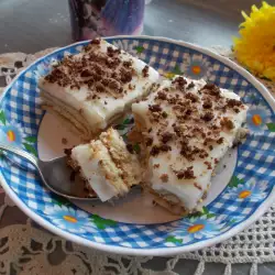 Keks torta s domaćim kremom