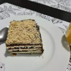 Obična keks torta sa čokoladnim kremom