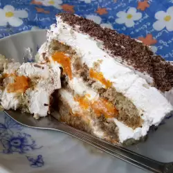 Keks torta sa bundevom i tečnom čokoladom