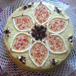 Bela čokoladna torta sa trostrukim kremom