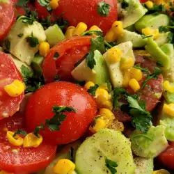 Salata sa čeri paradajzom i avokadom