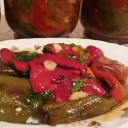 Salata od pečenih paprika za zimu