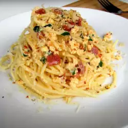 Karbonara sa špagetama