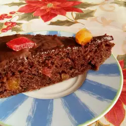 Čokoladni kolač sa ratlukom i orasima (bez jaja)