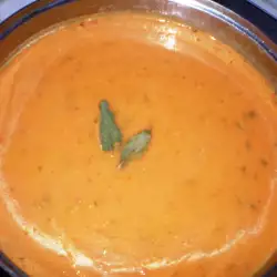 Krem supa od bundeve sa konzervisanim paradajzom