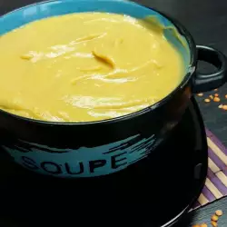 Krem supa od crvenog sočiva i batata