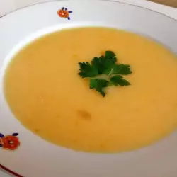Krem supa od krompira, šargarepe i celera