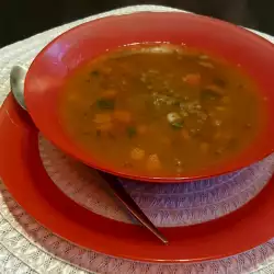 Supa od sočiva na manastirski način