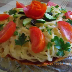 Napuljski omlet sa špagetama
