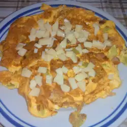 Omlet sa kobasicom i paprikama