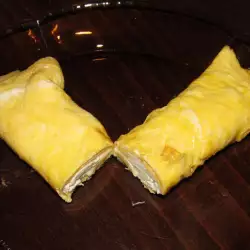 Omlet sa kačkavaljem i sirom za doručak