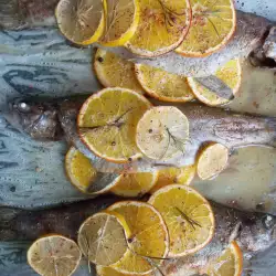 Pečena pastrmka sa pomorandžom i limunom