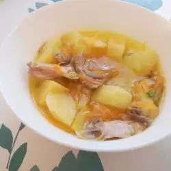 Pileća supa za decu bez rezanaca i zaprške