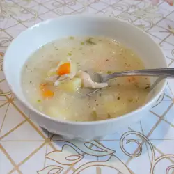 Pileća supa sa krompirom i pirinčem
