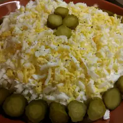 Zimska krompir salata sa jajima i sirom