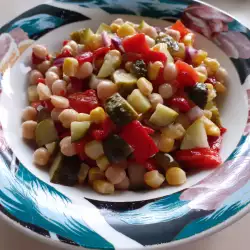 Ekonomična salata sa leblebijama u meksičkom stilu