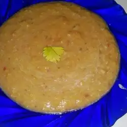 Krem supa od crvenog sočiva, paradajza i krompira