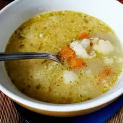 Supa od karfiola i slatkog krompira