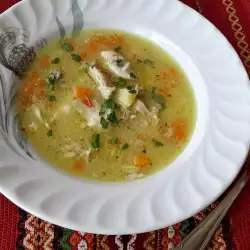 Supa od domaćeg pileta sa kurkumom