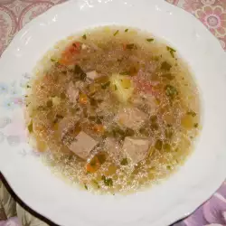 Teleća supa sa pečurkama i povrćem