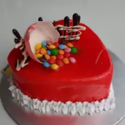 Torta za zaljubljene sa dva fila