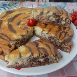 Zebra kolač sa trešnjama