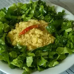 Zelena salata sa bulgurom za mršavljenje