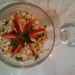 Salata od kupusa sa paradajzom i peršunom