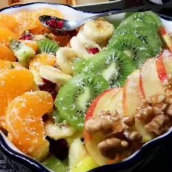 Zimska voćna salata Srce