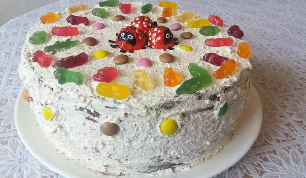 Keks torta za dečiji praznik