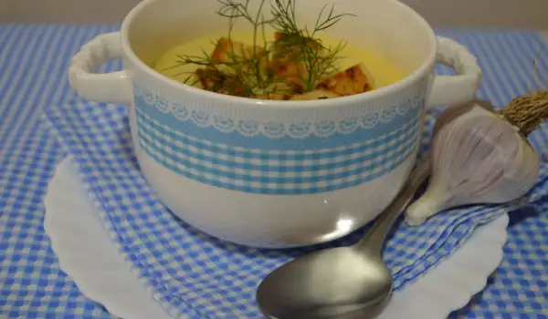 Krem supa od tikvica sa svežim mlekom