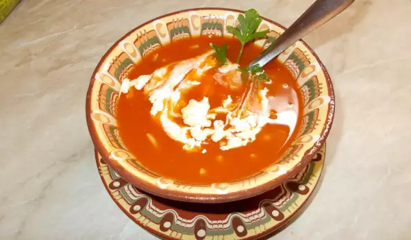 Paradajz supa sa fidom i pavlakom