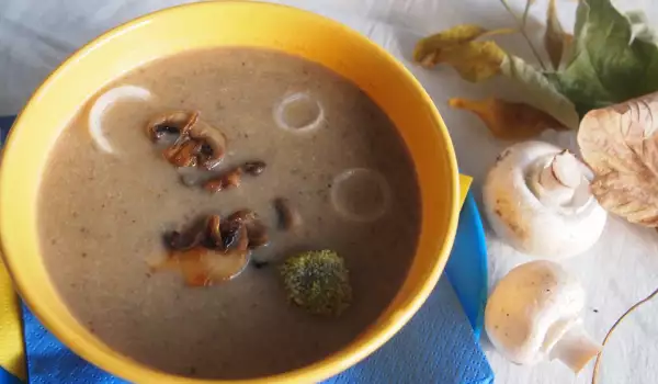 Supa od pečuraka sa prazilukom