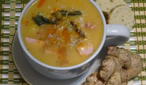 Dupla zimska supa sa graškom