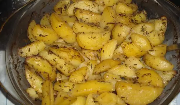 Krompir sa belim lukom i senfom