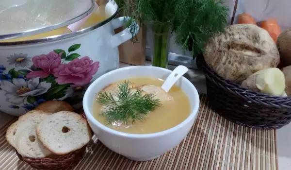 Zdrava krem supa sa đumbirom