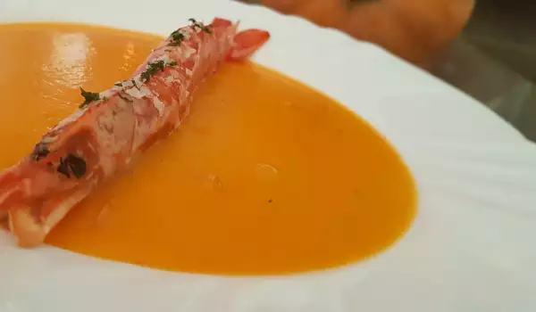 Krem supa od bundeve i škampa