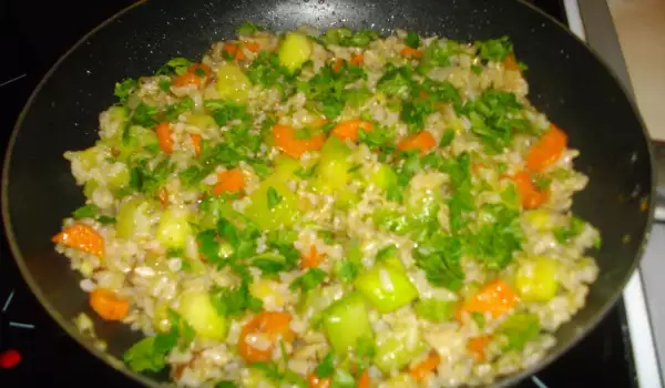Zdravi rižoto sa tikvicama i šargarepom