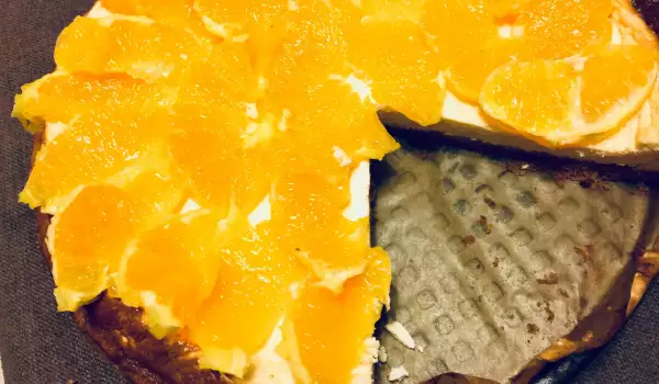 Pogača sa sitnim sirom, medom i pomorandžama