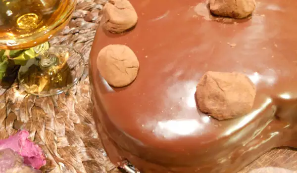 Torta čokoladni šifon u obliku srca