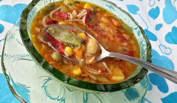 Jednostavna supa od povrća sa fidom