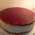 Čizkejk torta sa plazmom i malinama