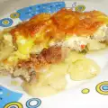 Krompir sa mlevenim mesom i paradajzom u rerni