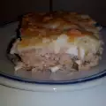 Musaka sa prelivom od krompira