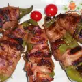 Punjene paprike u slanini