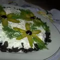 Mlečna salata sa kiselim krastavčićima i maslinama