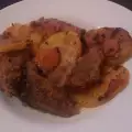 Pečen svinjski vrat sa krompirom