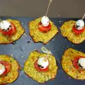 Tapas sa tikvicama, parmezanom i prepeličijim jajima