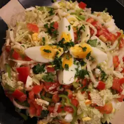 Salata sa jajima bez mesa